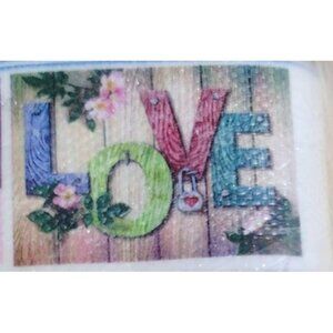 5D Diamond Painting Love Art Craft Kit 12 x 16 inches